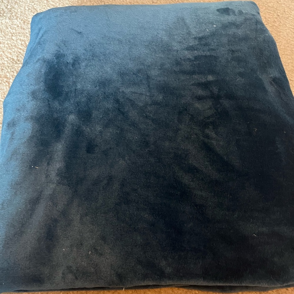 2yards of blue fleece fabric